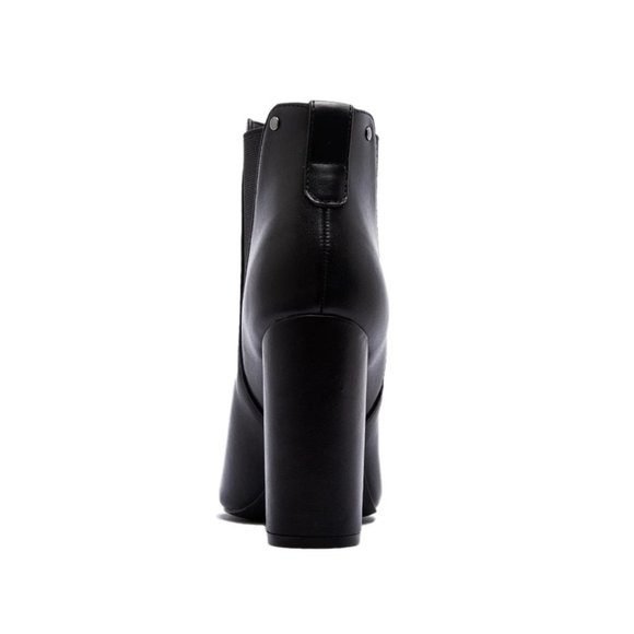 Black Block Heel Booties Sizes 8.5 and 10  Liquidation Sale!! - Picture 4 of 5
